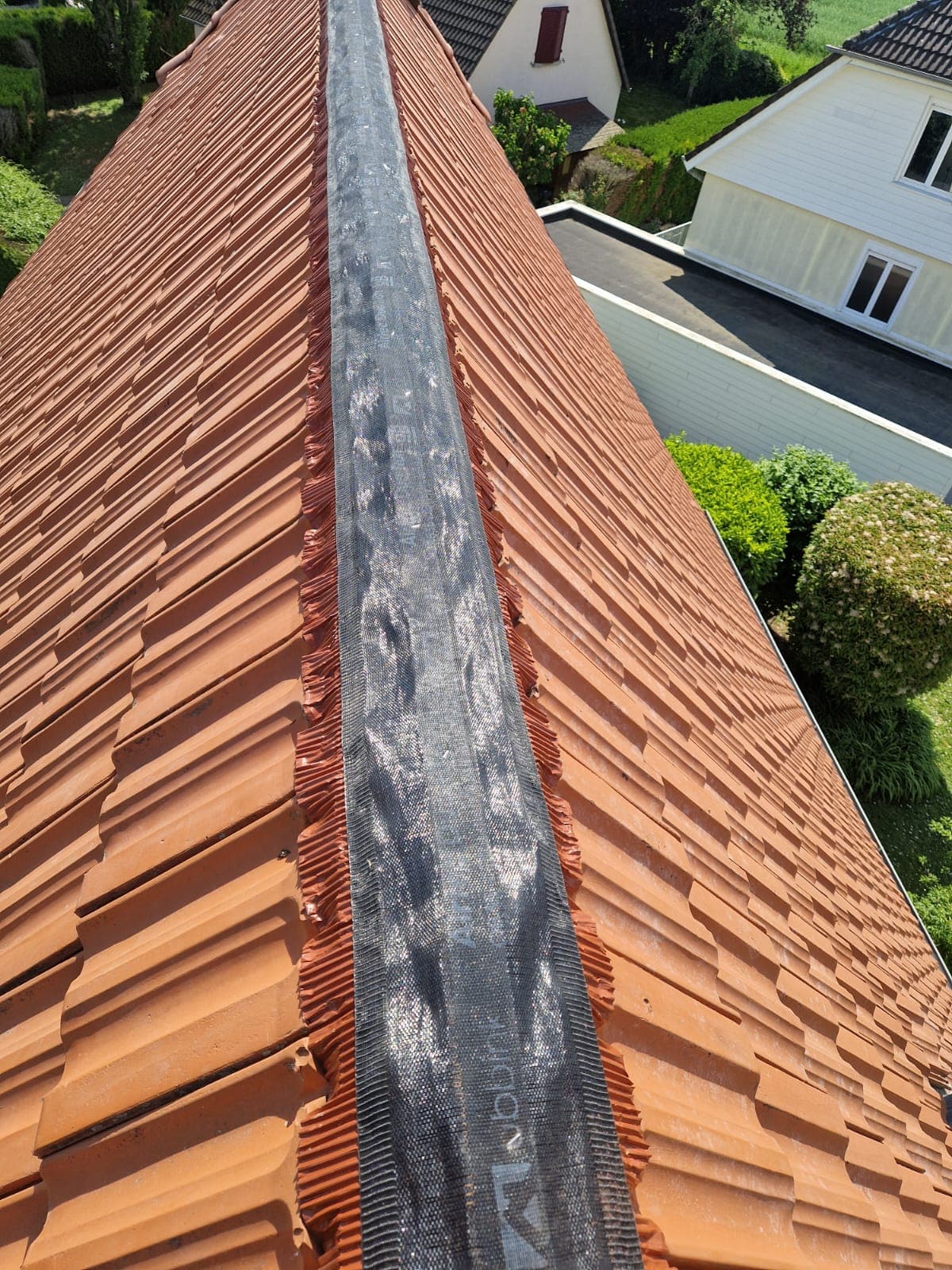 Toiture moderne zinc