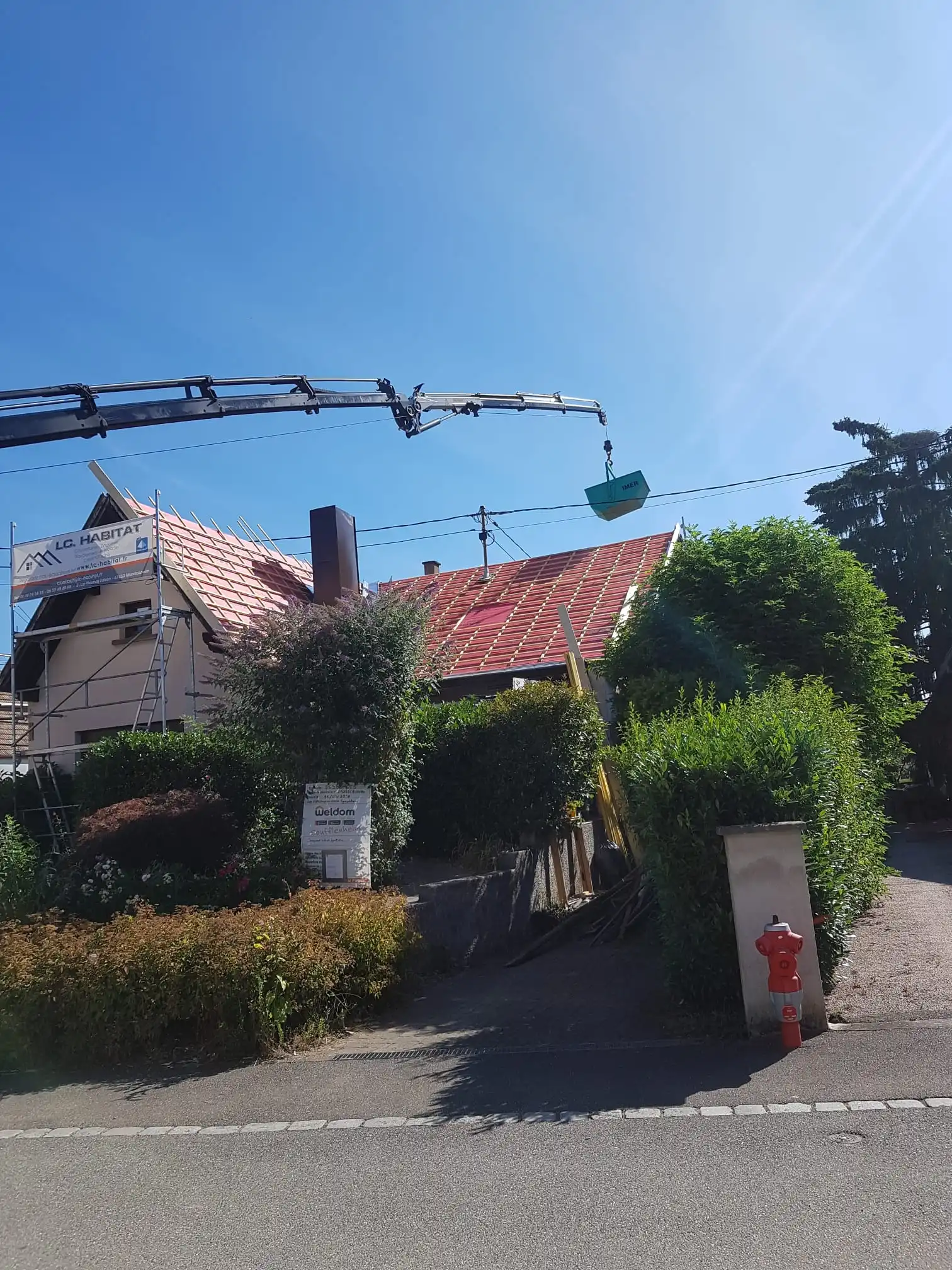 Projet de toiture
